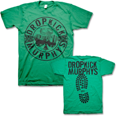 Dropkick Murphys - Boot Backprint Mens T-shirt