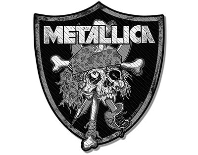 Metallica Raiders Woven Patche