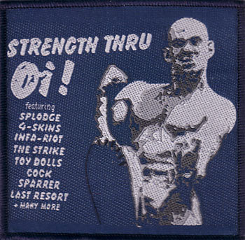 Various Oi Strength Thru Oi Woven Patche – Punk Rock Shop