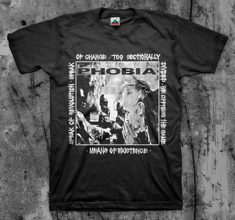 Phobia Means of Existence  Mens Tshirt