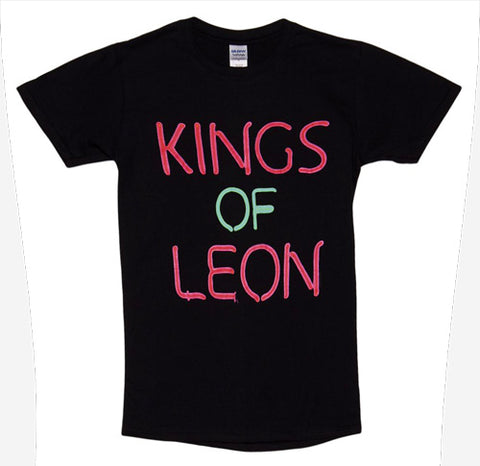 Kings of Leon Neon Logo Mens Tshirt