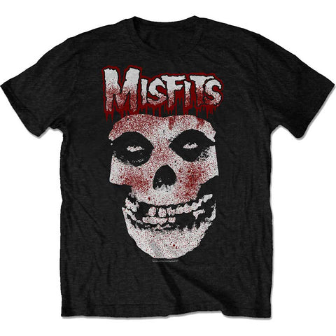 Misfits Blood Drip Skull  Mens Tshirt