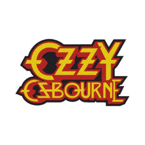 Ozzy Osbourne Cut Out Logo Woven Patche