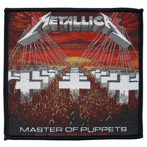 Metallica Master Of Puppets Woven Patche
