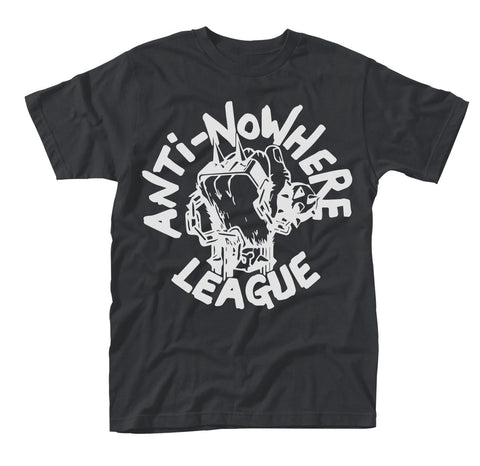 Anti Nowhere League Fist Logo Mens Tshirt