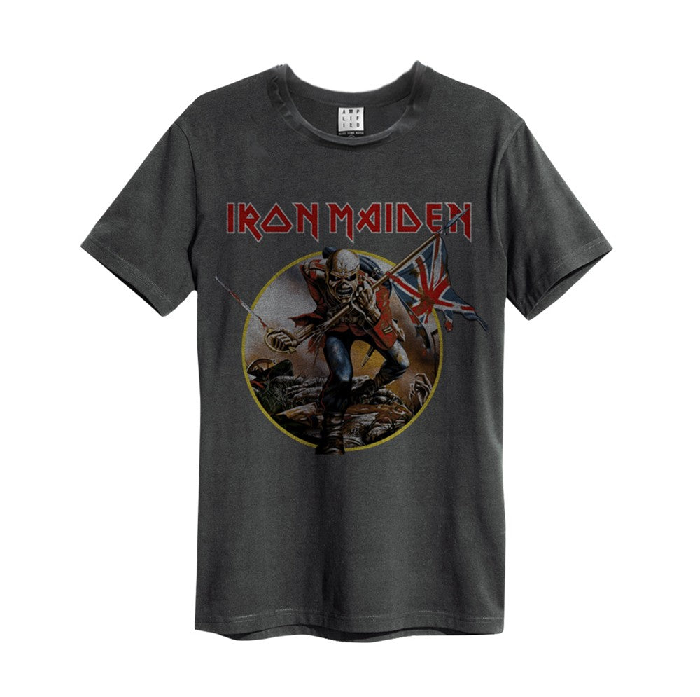 Iron Maiden Amplified Trooper Mens Tshirt Punk Rock Shop