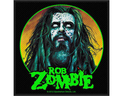 Rob Zombie Zombie Face Woven Patche