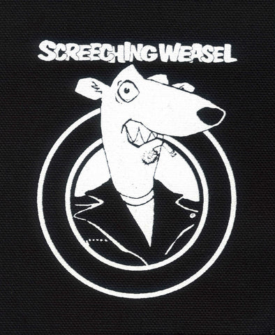 Screeching Weasel Logo Printed Patche