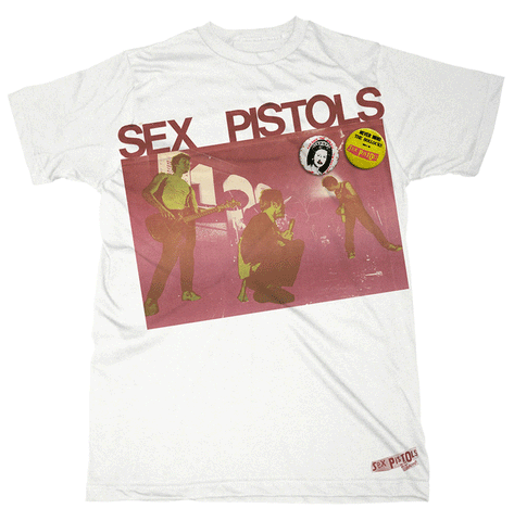 Sex Pistols Badge Mens Tshirt