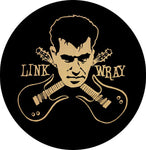 Link Wray Crossed Guitar Badge