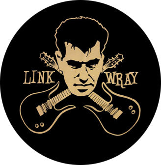 Link Wray Crossed Guitar Badge