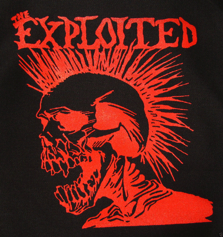 Exploited Red Skull  Backpatche