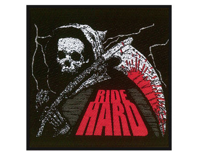 Ride Hard Death Scythe Woven Patche