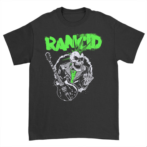 Rancid - SkeleTim Guitar Black Men's T-shirt
