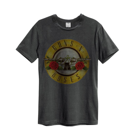 Guns N Roses Amplified Drum Design Mens Tshirt