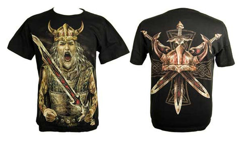 Various Brands Viking Warrior Glow T-shirt