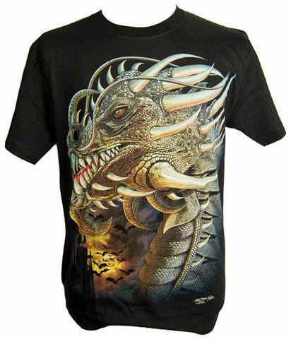 Various Horror Dragon Head T-shirt