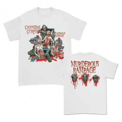 Cannibal Corpse - Murderous Rampage White Men's T-shirt
