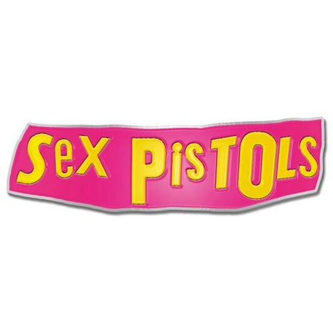 Sex Pistols Classic Logo Metal pewter and enameled Badge Badge