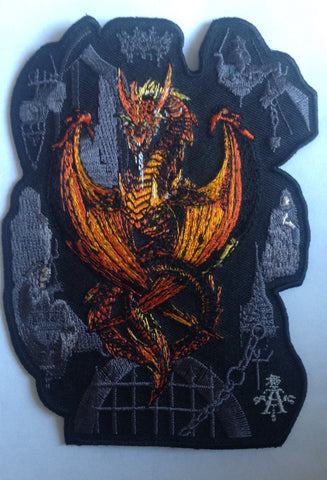 Various Horror Large dragon iron on Woven Patche