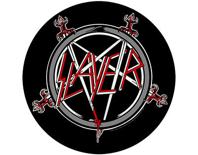Slayer Circular Pentagram  Woven Patche