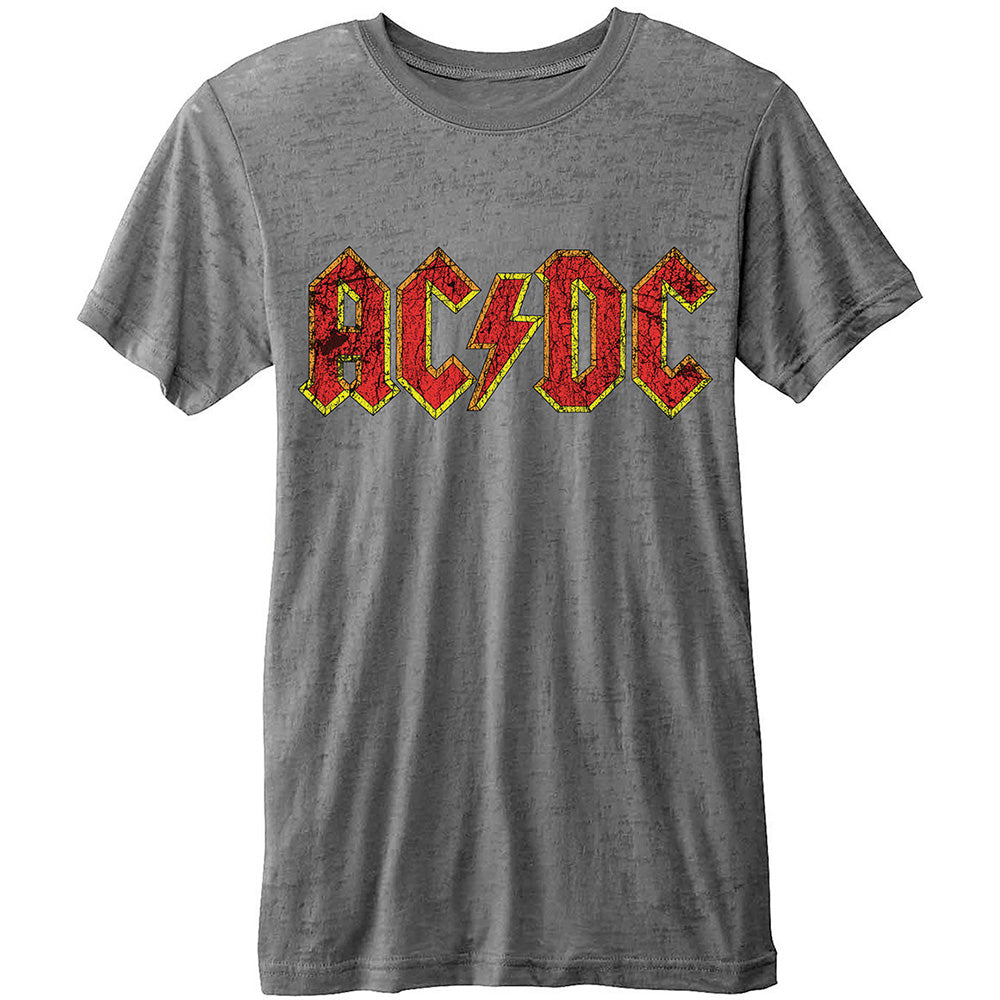 The Rolling Stones / Classic Logo Women's Burnout Tee