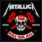 Metallica Metal Militia  Woven Patche
