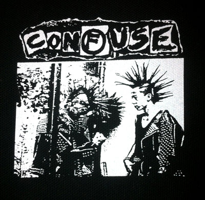 Confuse - Logo Printed Patch – Punk Rock Shop