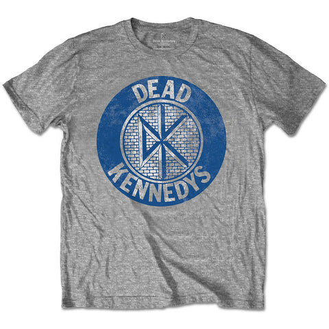 Dead Kennedys Vintage Logo on Grey Mens Tshirt