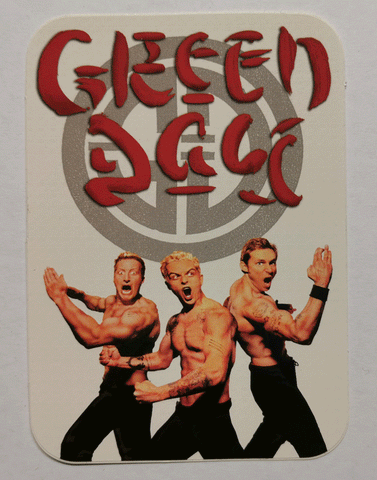 Green Day Kung Fu  Sticker