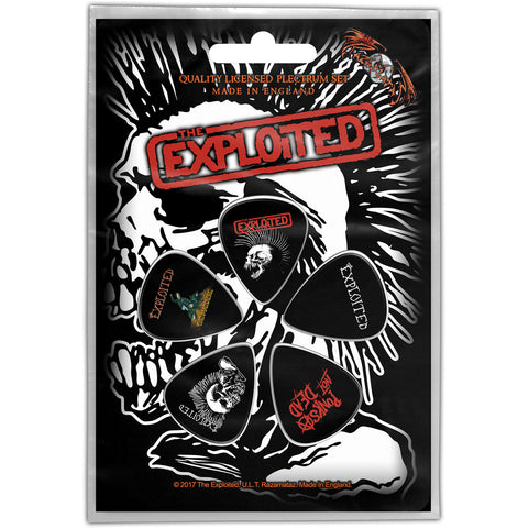 Exploited Pack of 5 Guitar Picks Guitar Pick