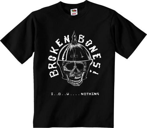 Broken Bones Skull Mens Tshirt