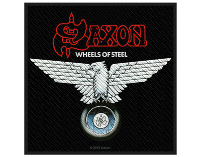 Saxon Wheels Of Steel Woven Patche