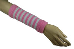 Various Clothing Pink And White Arm Warmer  Arm Warmer