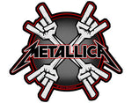 Metallica Hand Horns Woven Patche