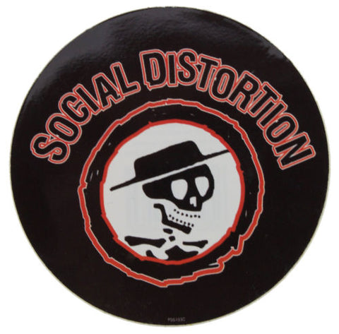 Social Distortion Skully Sticker