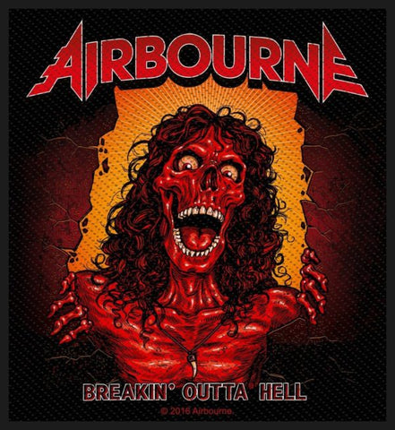 Airbourne Breakin' Outa Hell Woven Patche