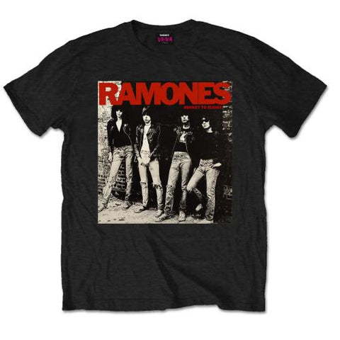 Ramones Rocket To Russia Red Logo Mens Tshirt
