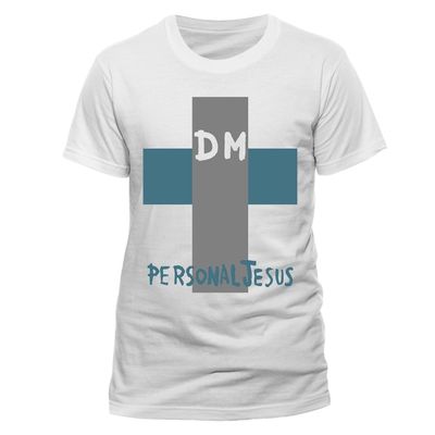Depeche Mode  Personal Jesus Blue Grey T-shirt