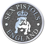 Sex Pistols Bull Dog Metal pewter Pin Badge