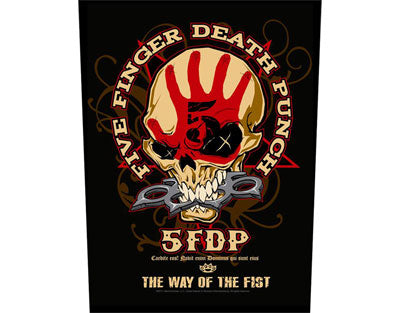 Five Finger Death Punch The Way Of The Fist Backpatch Backpatche