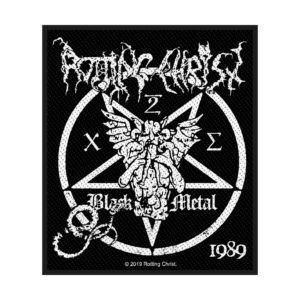 Rotting Christ Black Metal Woven Patche