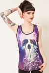 Various Brands Cold Heart Mystic Mushrooms vest top Womens Top