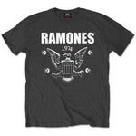 Ramones 1974 Eagle on Grey T-shirt