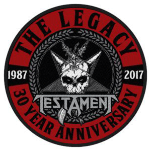 Testament Legacy 30 year Anniversary  Woven Patche