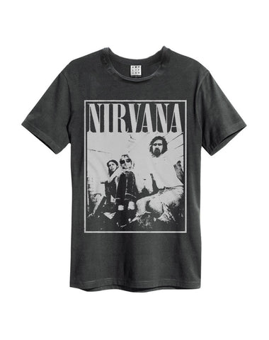 Nirvana Amplified Group Shot Mens Tshirt