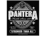 Pantera Stronger Than All Woven Patche