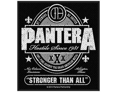 Pantera Stronger Than All Woven Patche
