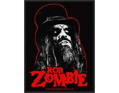 Rob Zombie Portrait Woven Patche