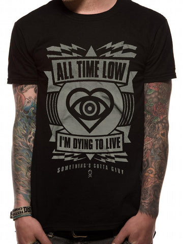 All Time Low Dying To Live Mens Tshirt